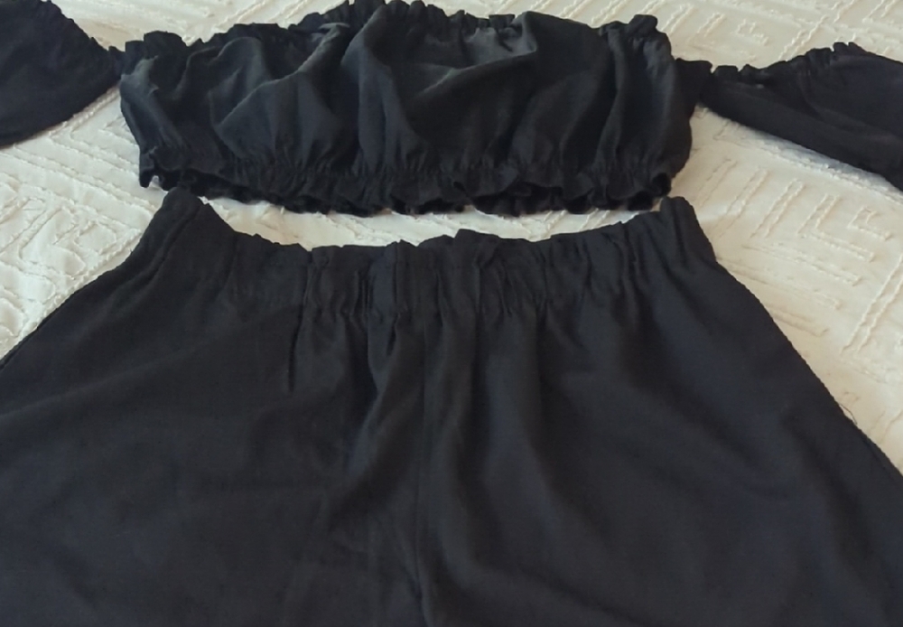 SHEIN Black High Waist Relaxed Fit Shorts